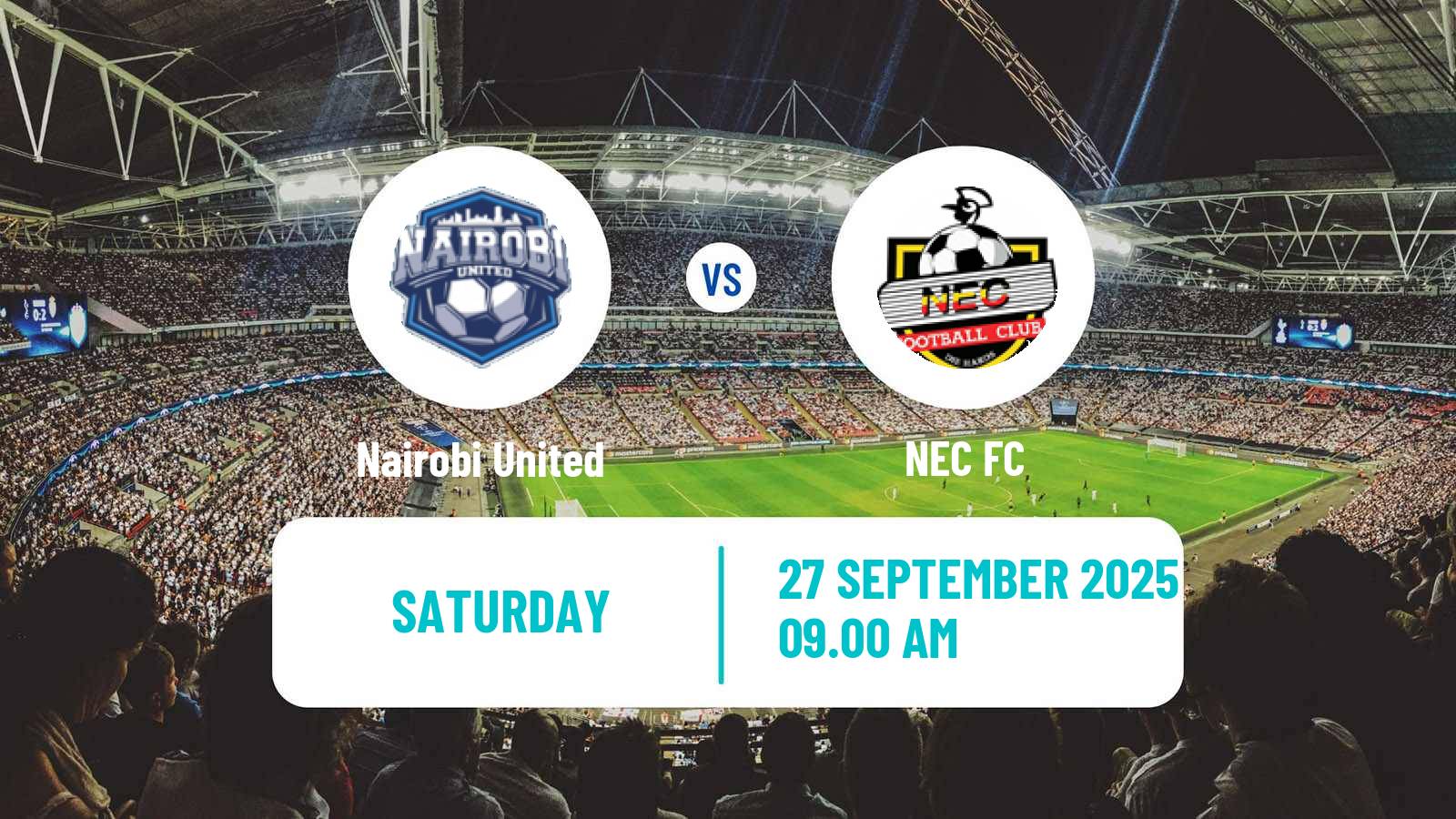 Soccer CAF Confederation Cup Nairobi United - NEC FC