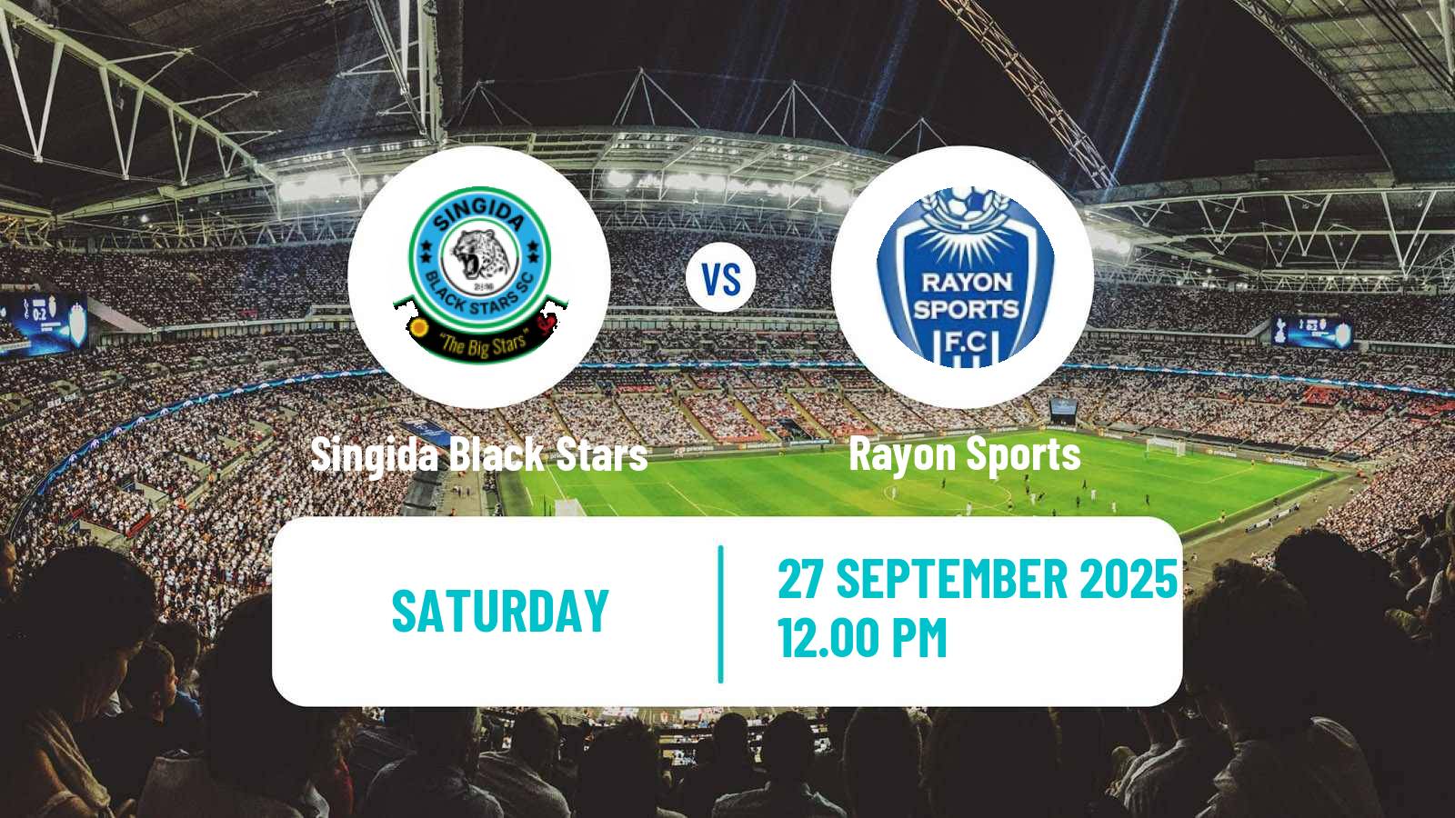 Soccer CAF Confederation Cup Singida Black Stars - Rayon Sports