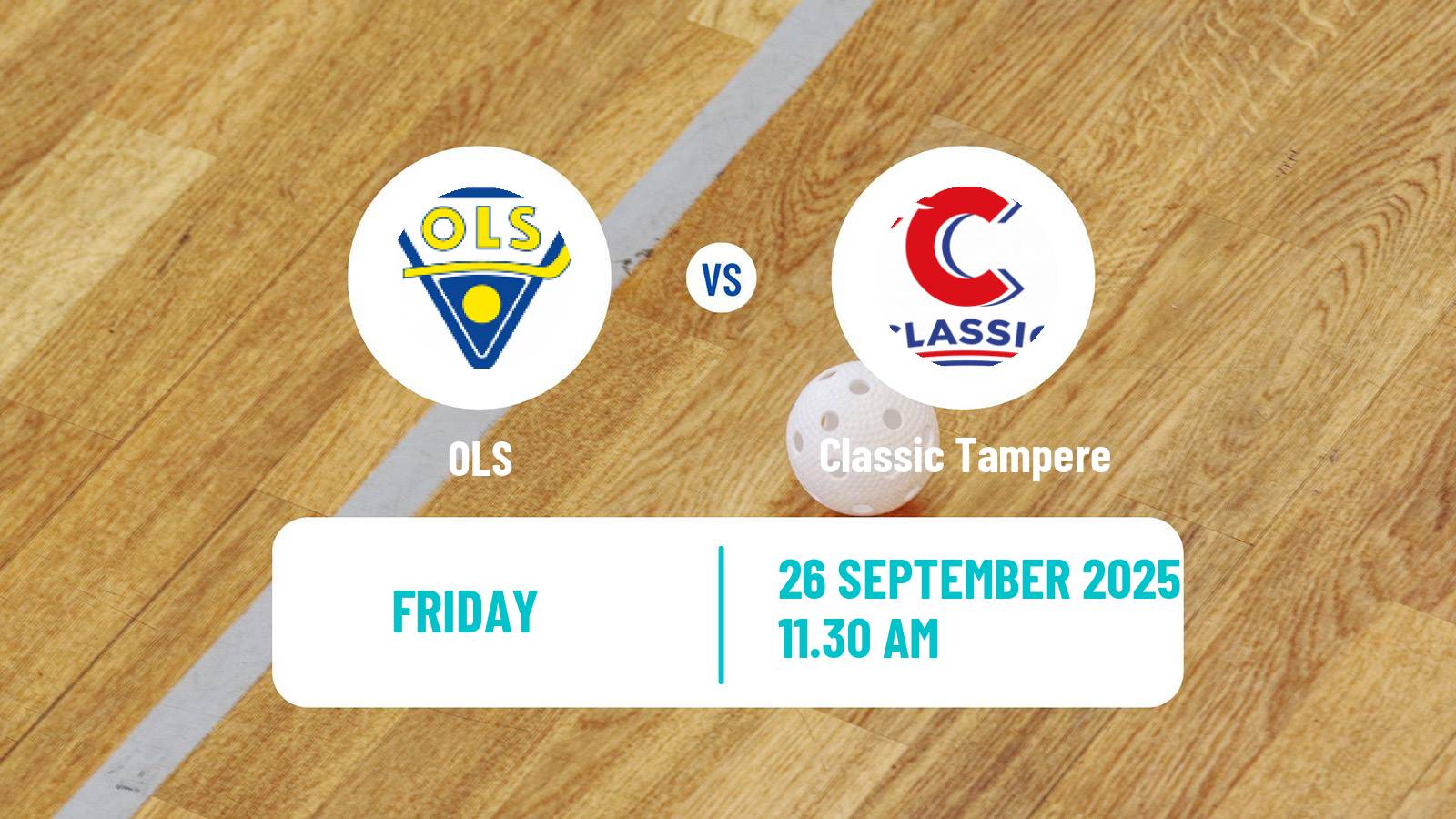 Floorball Finnish F-Liiga OLS - Classic Tampere