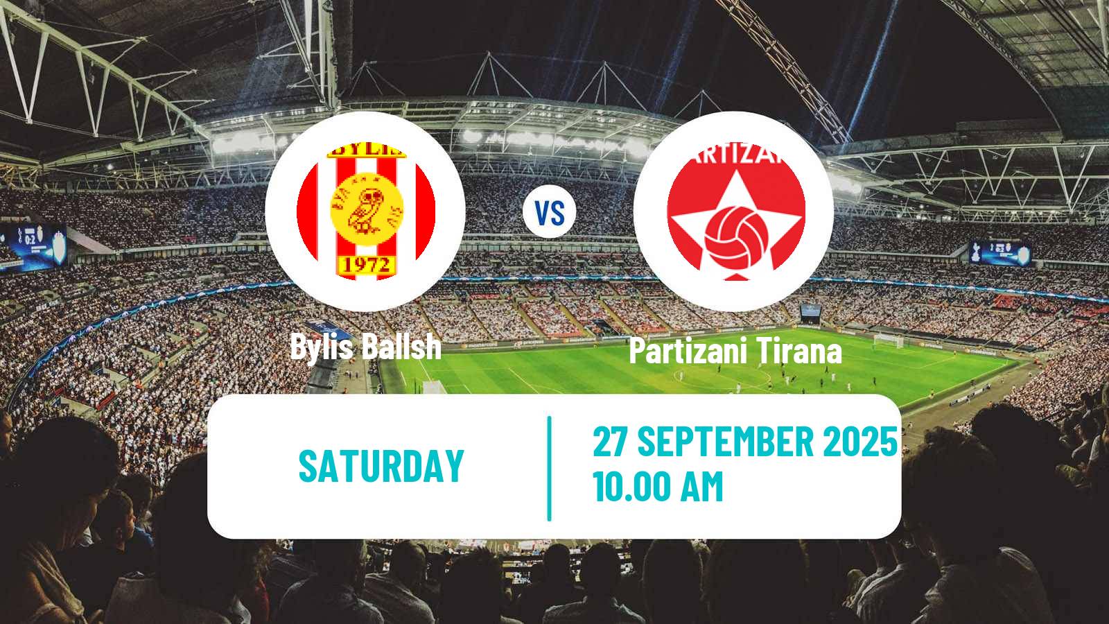 Soccer Albanian Super League Bylis Ballsh - Partizani Tirana