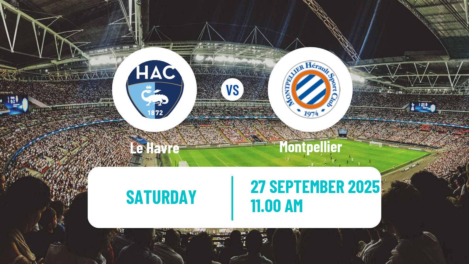 Soccer French Division 1 Women Le Havre - Montpellier