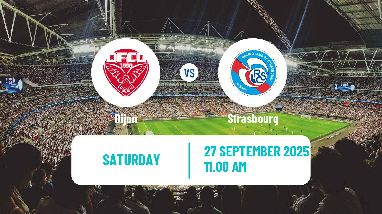 Soccer French Division 1 Women Dijon - Strasbourg
