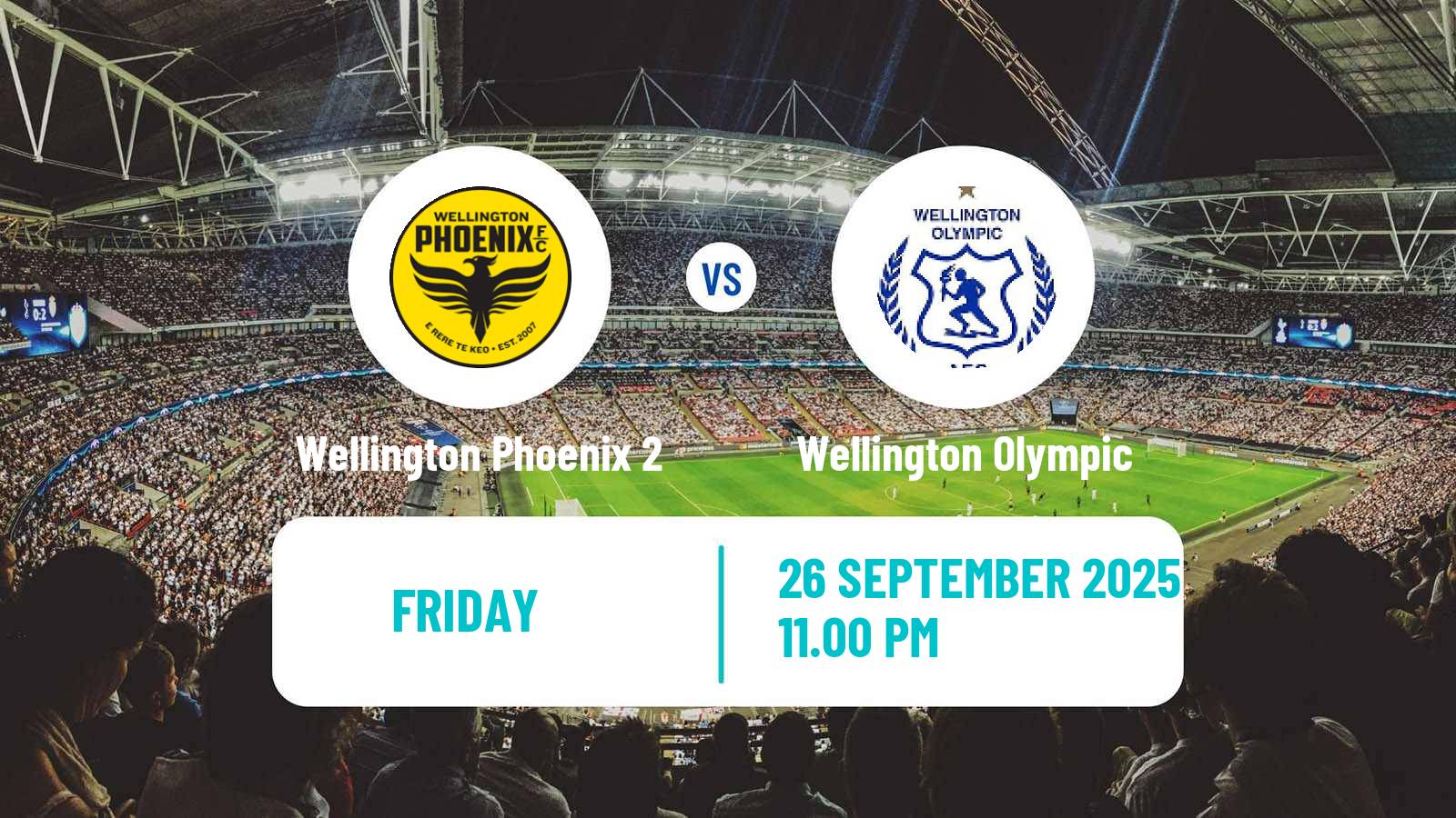 Soccer New Zealand National League Wellington Phoenix 2 - Wellington Olympic