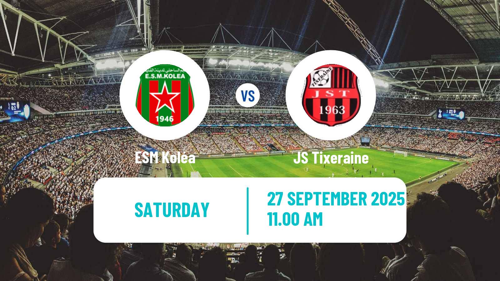 Soccer Algerian Ligue 2 Koléa - Tixeraine