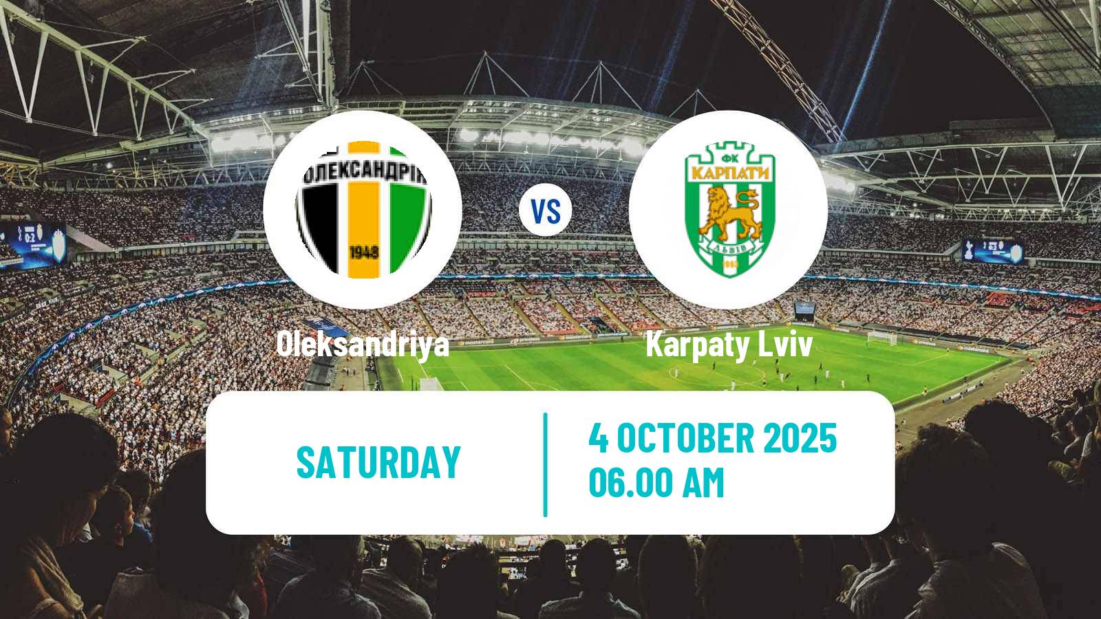 Soccer Ukrainian Premier League Oleksandriya - Karpaty Lviv