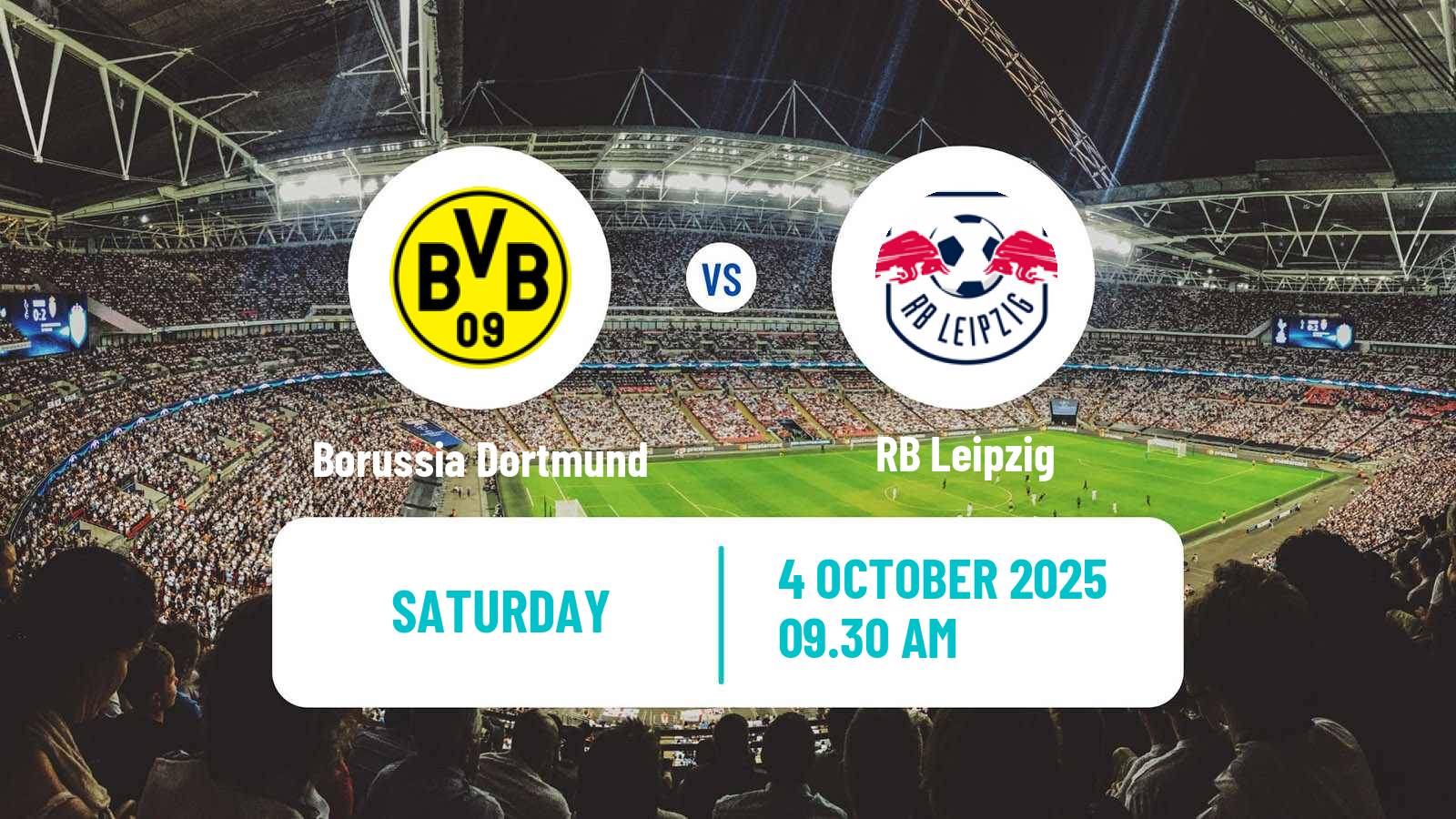 Soccer German Bundesliga Borussia Dortmund - RB Leipzig