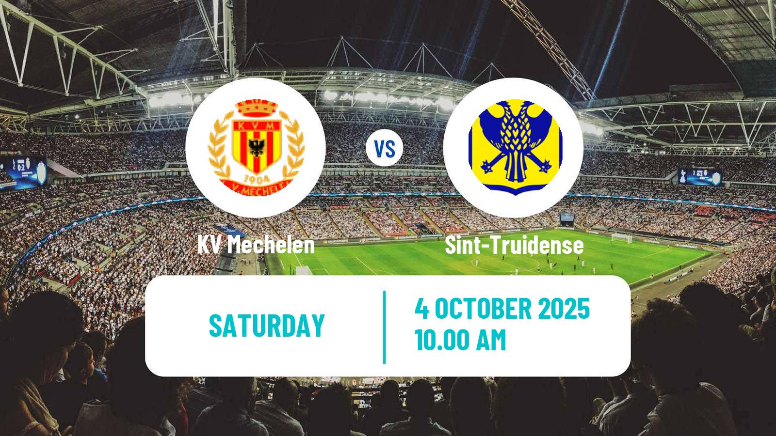 Soccer Belgian Jupiler Pro League KV Mechelen - Sint-Truidense