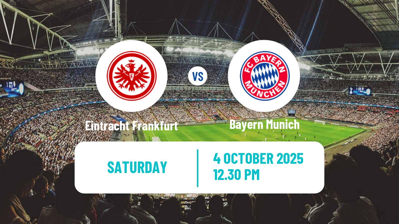 Soccer German Bundesliga Eintracht Frankfurt - Bayern Munich