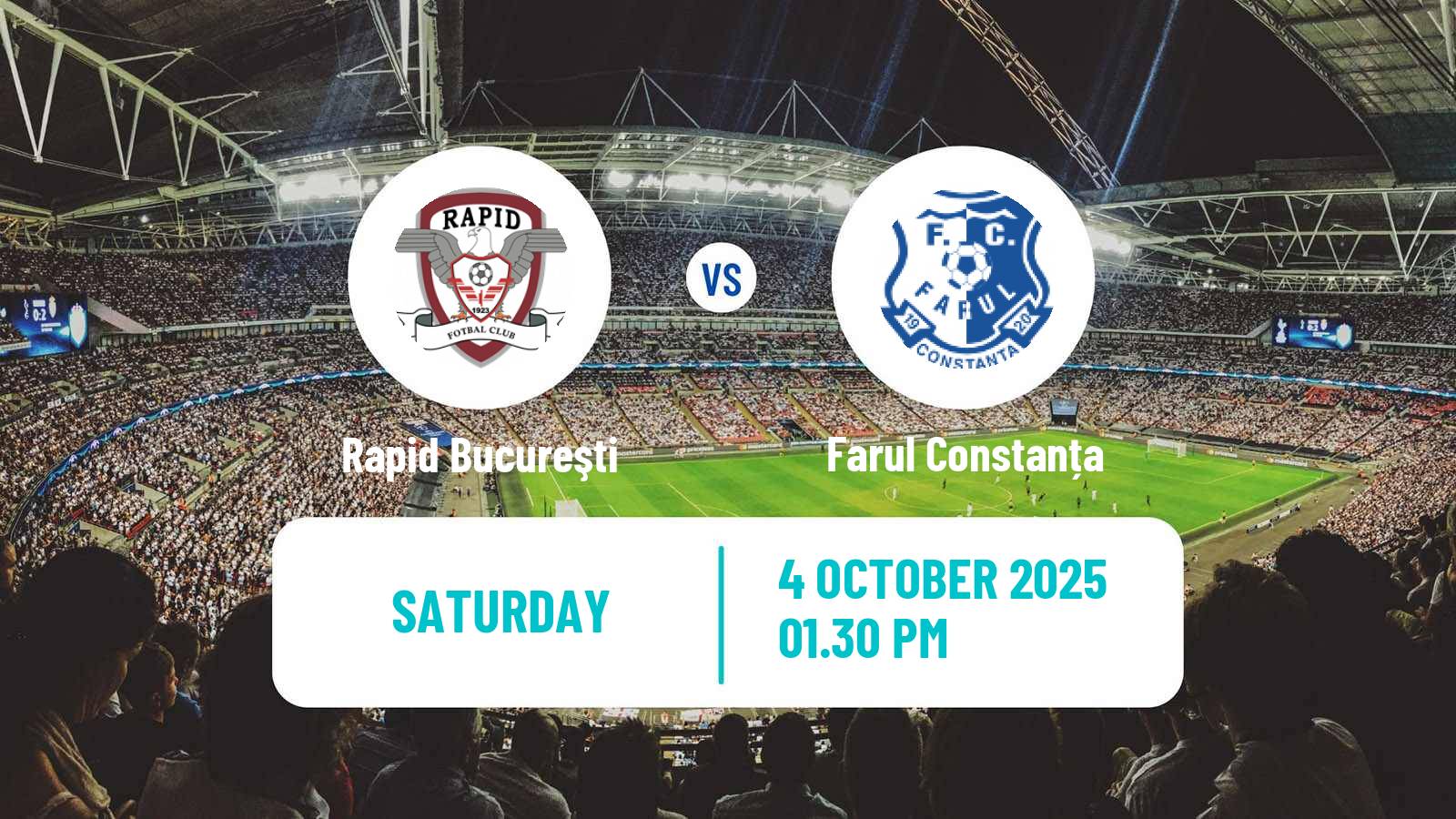 Soccer Romanian Liga 1 Rapid Bucureşti - Farul Constanța