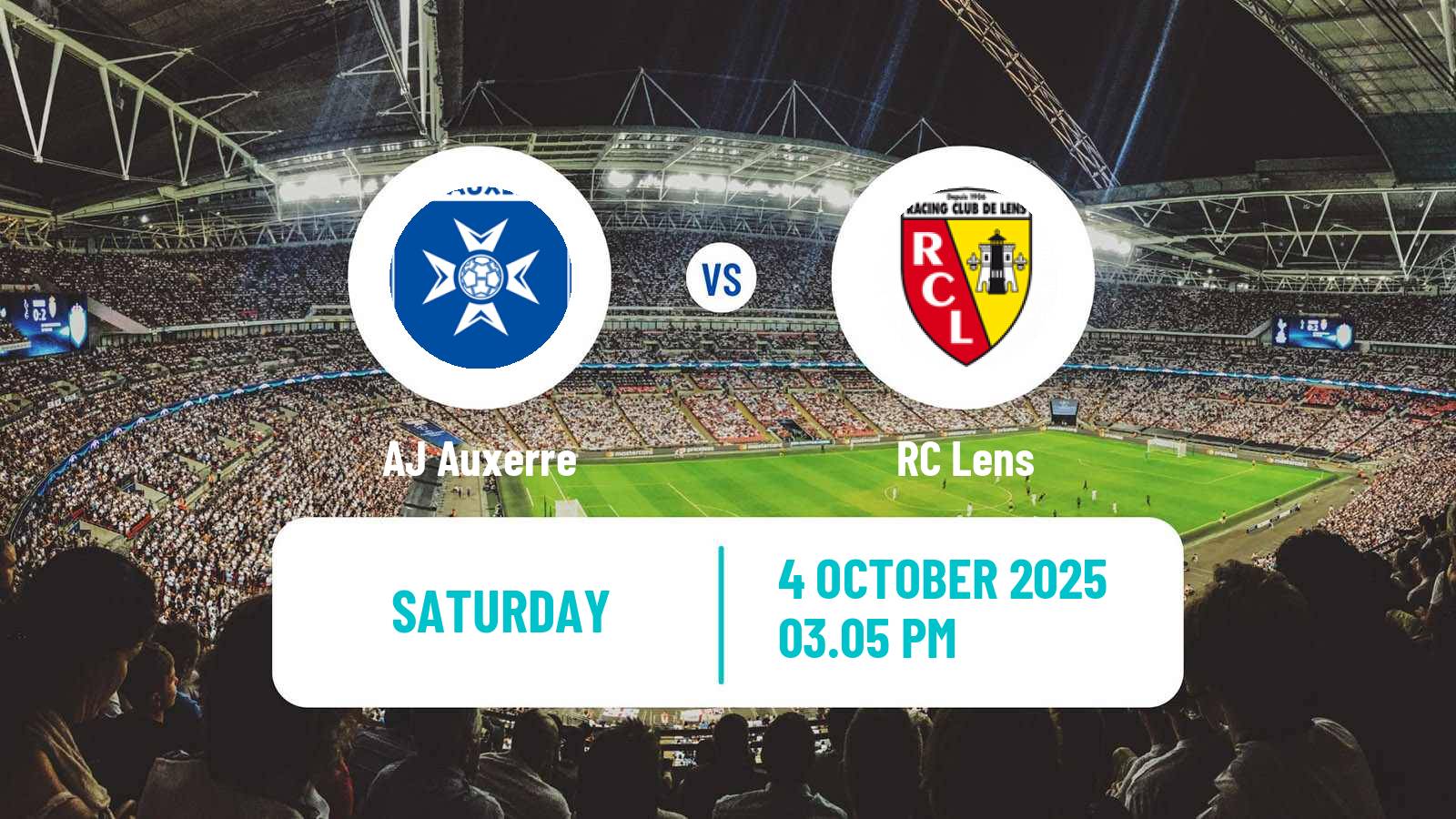 Soccer French Ligue 1 Auxerre - Lens