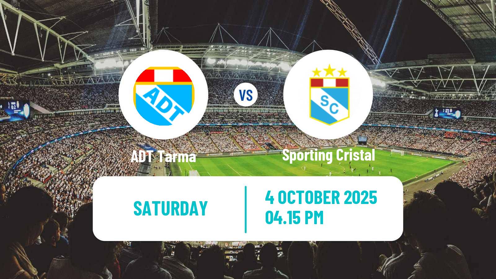 Soccer Peruvian Liga 1 ADT Tarma - Sporting Cristal