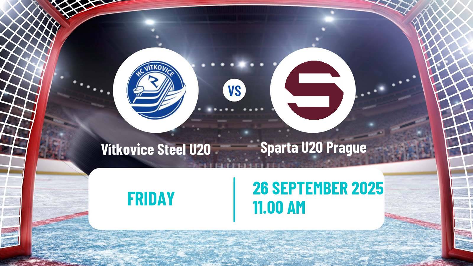 Hockey Czech ELJ Vítkovice Steel U20 - Sparta U20 Prague