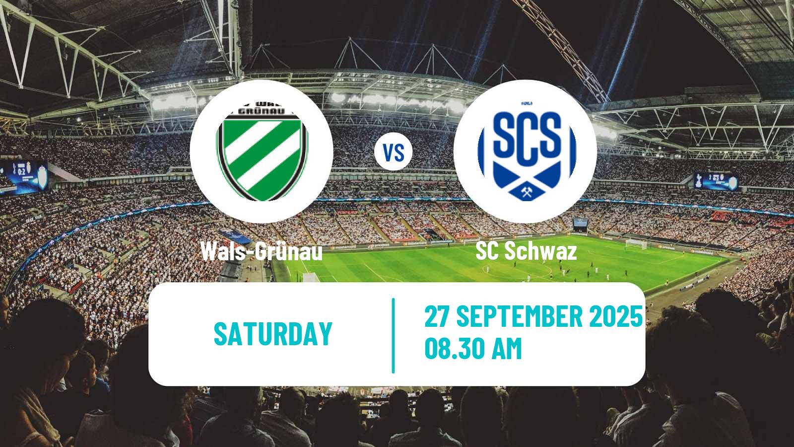 Soccer Austrian Regionalliga West Wals-Grünau - Schwaz