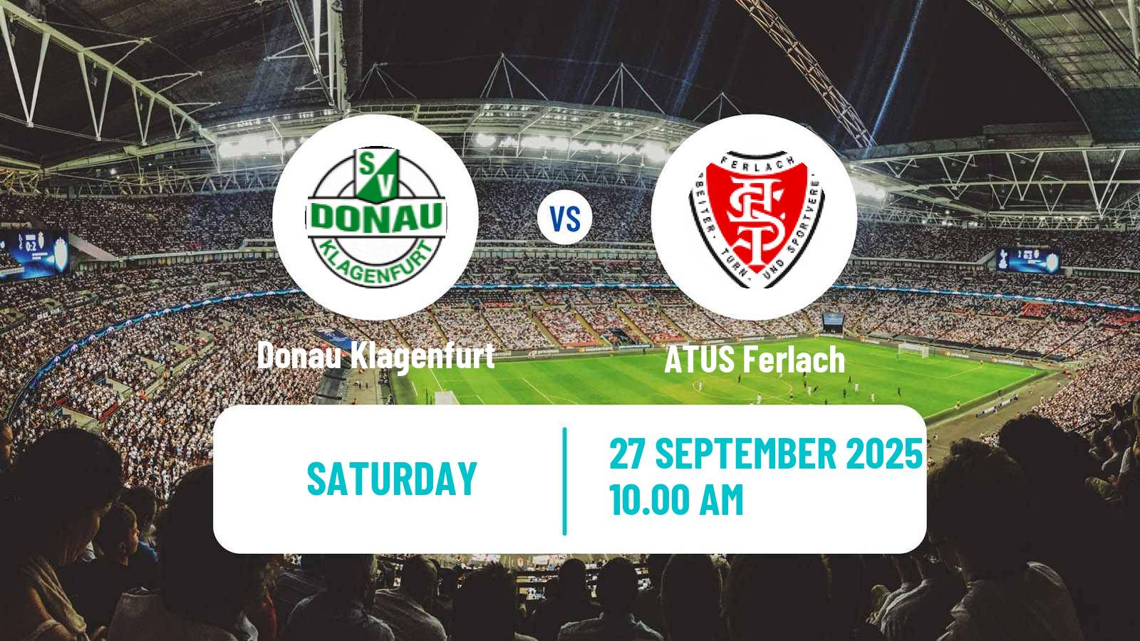 Soccer Austrian Landesliga Karnten Donau Klagenfurt - ATUS Ferlach