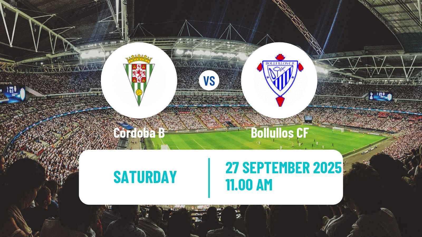 Soccer Spanish Tercera RFEF - Group 10 Córdoba B - Bollullos