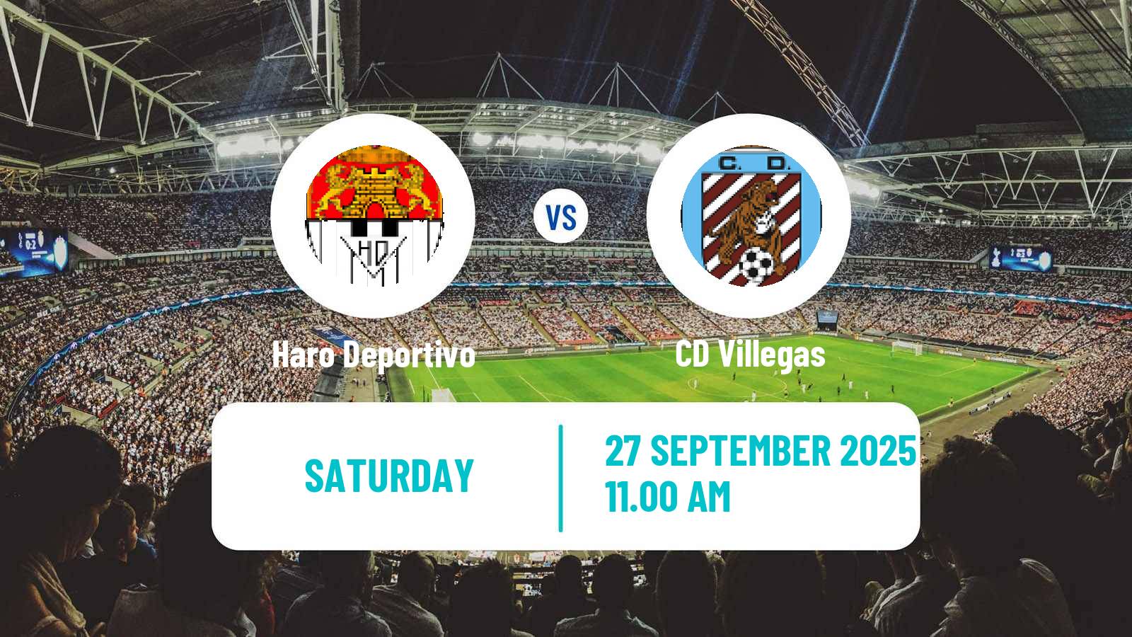 Soccer Spanish Tercera RFEF - Group 16 Haro Deportivo - Villegas