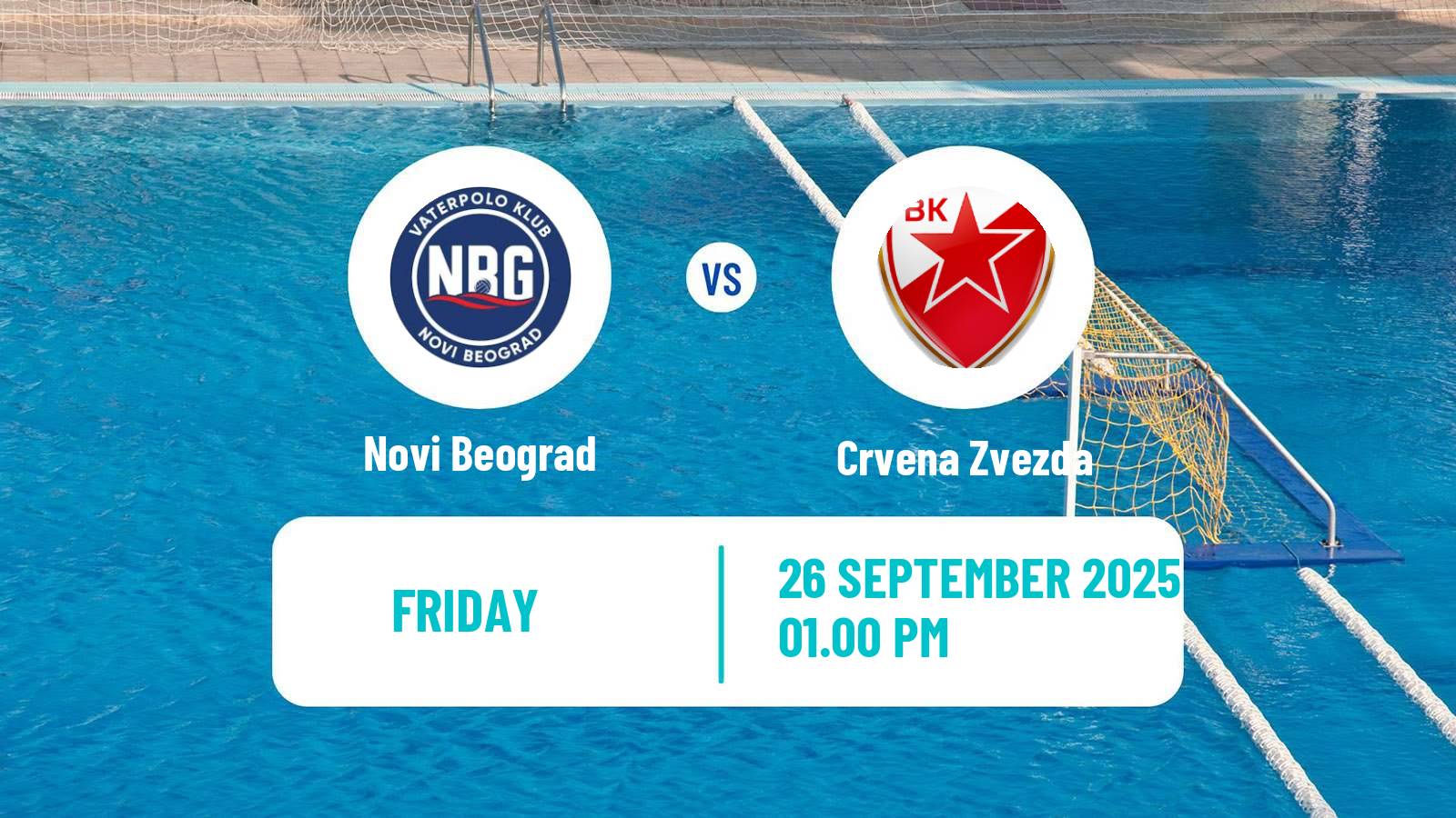 Water polo Regional League Water Polo Novi Beograd - Crvena Zvezda