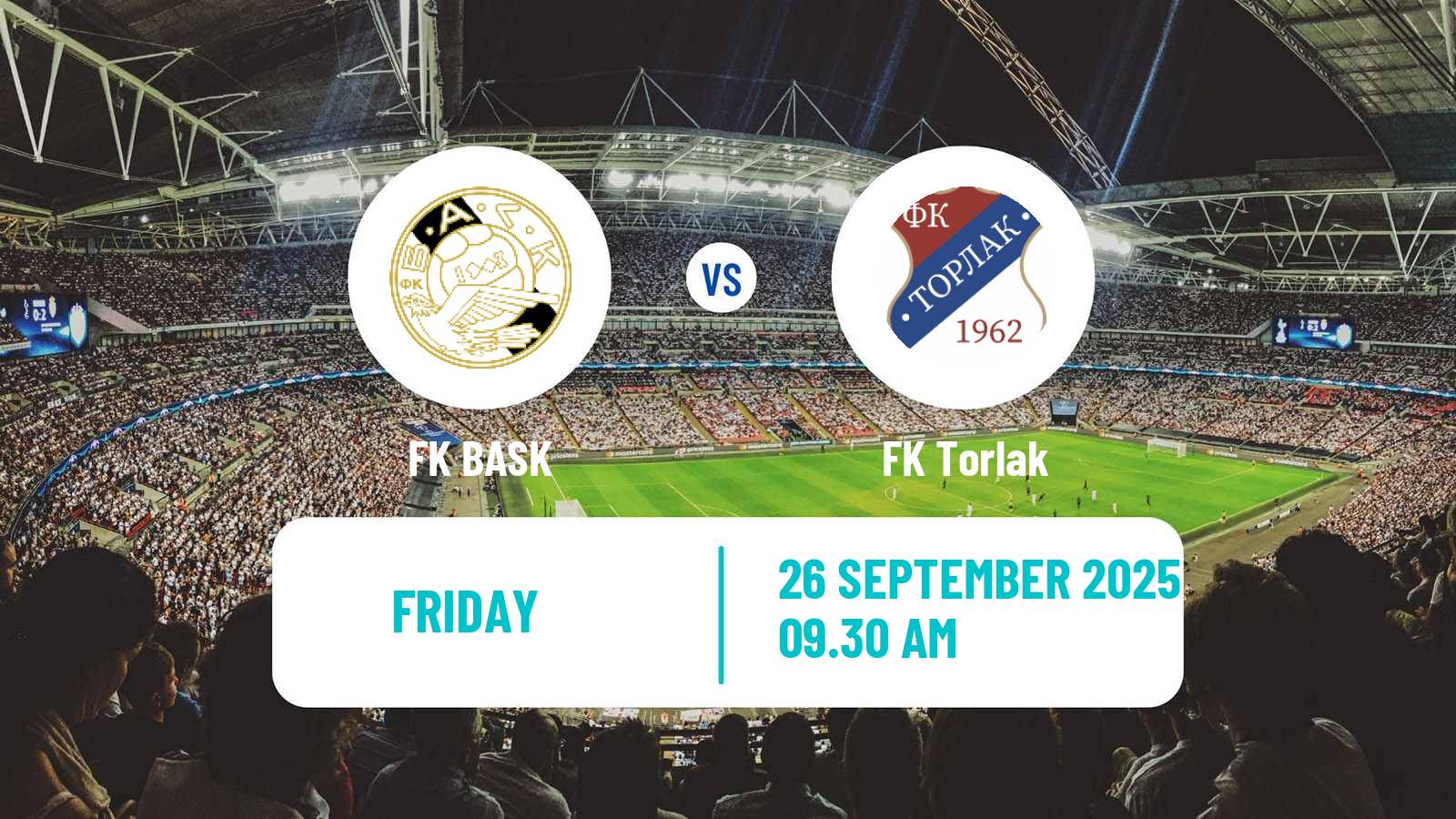 Soccer Serbian Srpska Liga - Belgrade BASK - Torlak