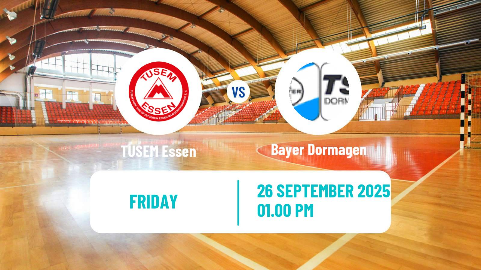 Handball German 2 Bundesliga Handball TUSEM Essen - Bayer Dormagen
