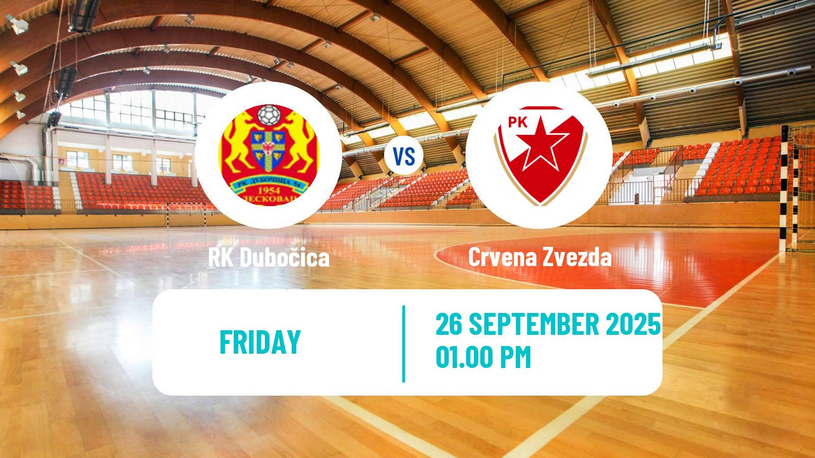 Handball Serbian Superliga Handball Dubočica - Crvena Zvezda