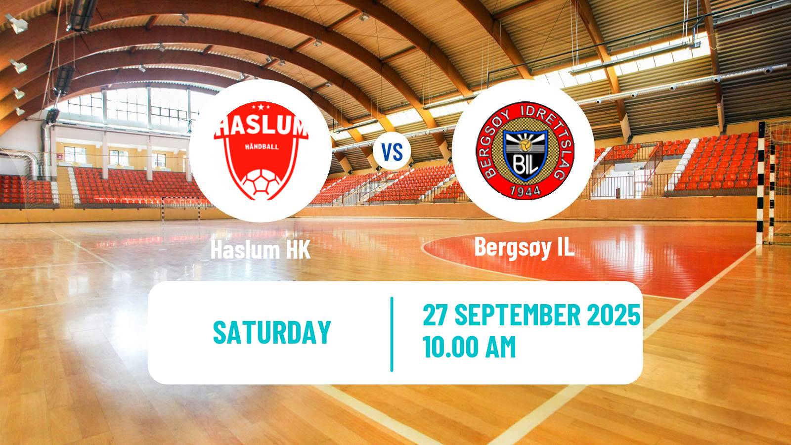Handball Norwegian 1 Division Handball Haslum HK - Bergsøy