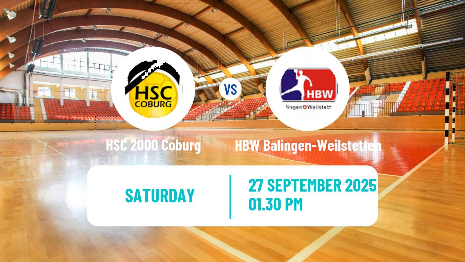 Handball German 2 Bundesliga Handball HSC 2000 Coburg - HBW Balingen-Weilstetten