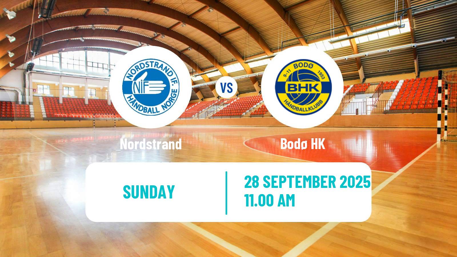 Handball Norwegian 1 Division Handball Nordstrand - Bodø