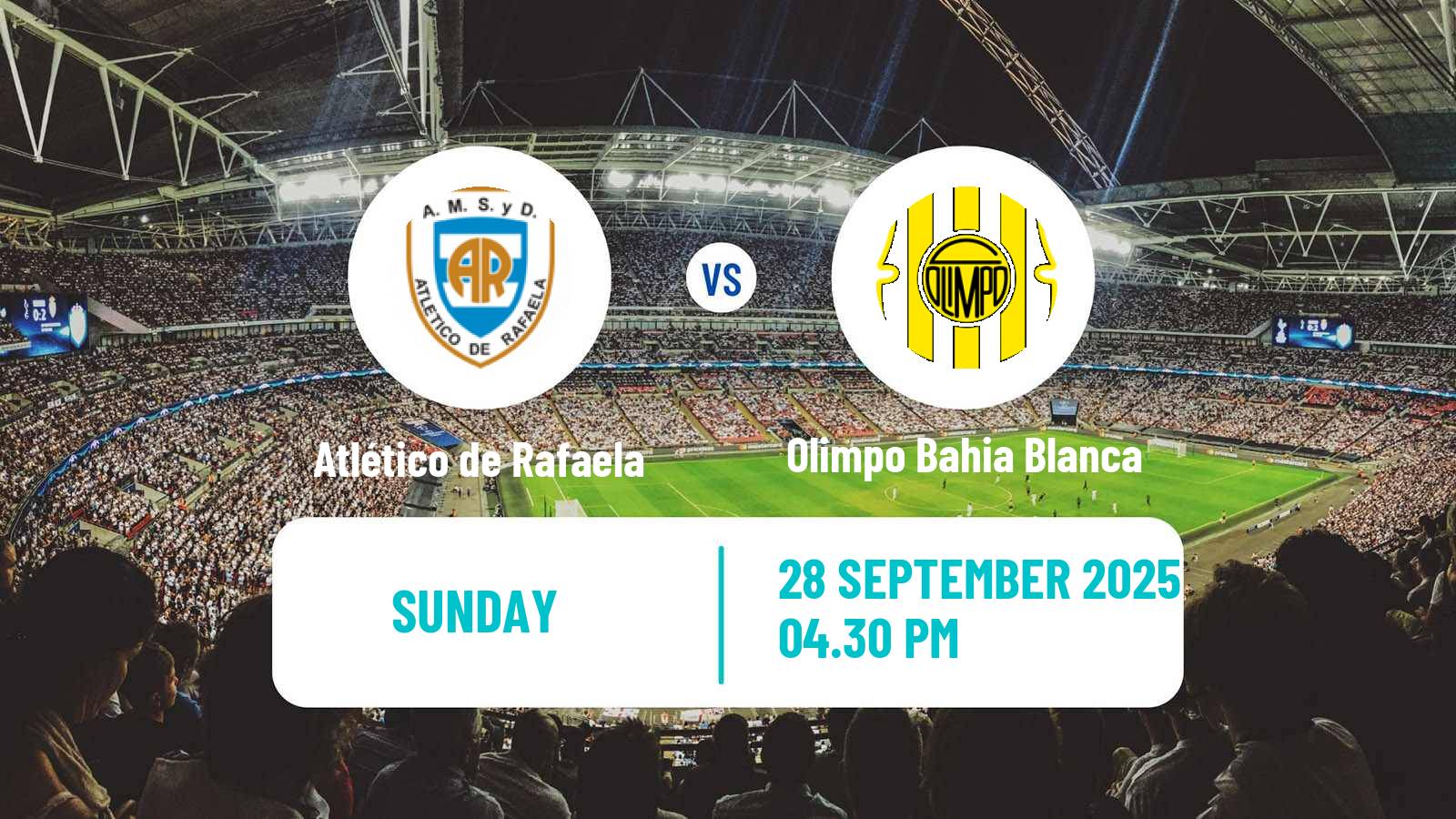 Soccer Argentinian Torneo Federal Atlético de Rafaela - Olimpo Bahia Blanca