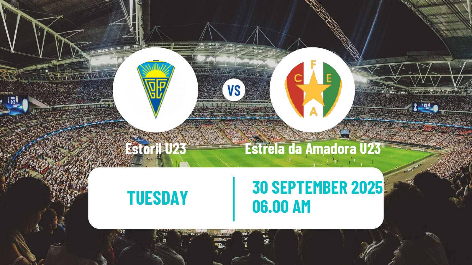 Soccer Portuguese Liga Revelacao U23 Estoril U23 - Estrela da Amadora U23