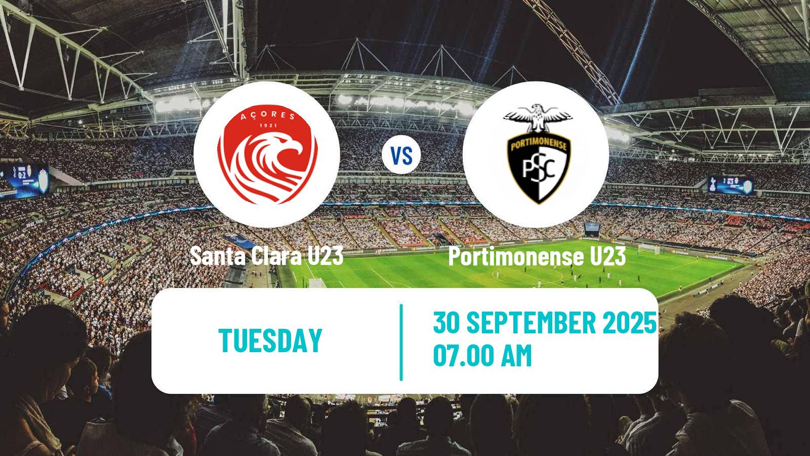Soccer Portuguese Liga Revelacao U23 Santa Clara U23 - Portimonense U23