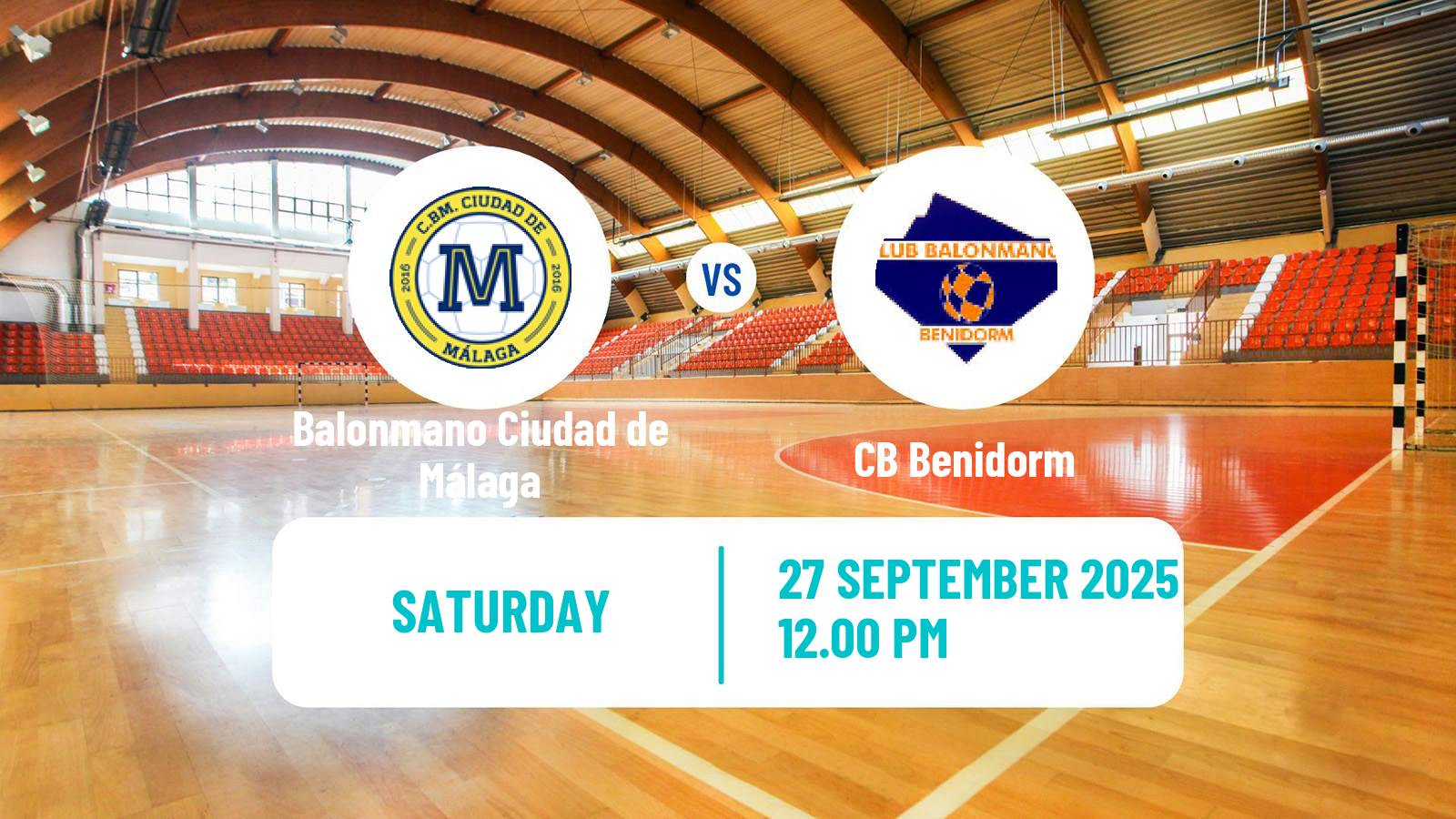 Handball Spanish Division de Honor Plata Handball Balonmano Ciudad de Málaga - Benidorm