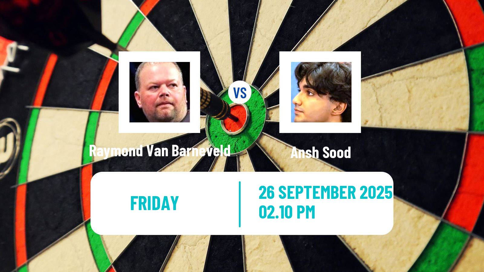 Darts European Tour 13 Raymond Van Barneveld - Ansh Sood