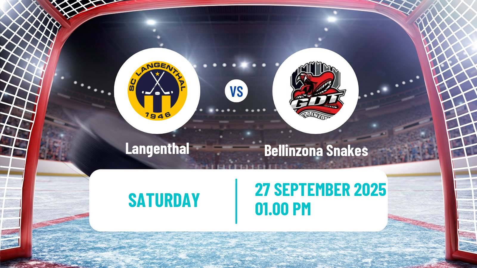 Hockey Swiss Cup Hockey Langenthal - Bellinzona Snakes