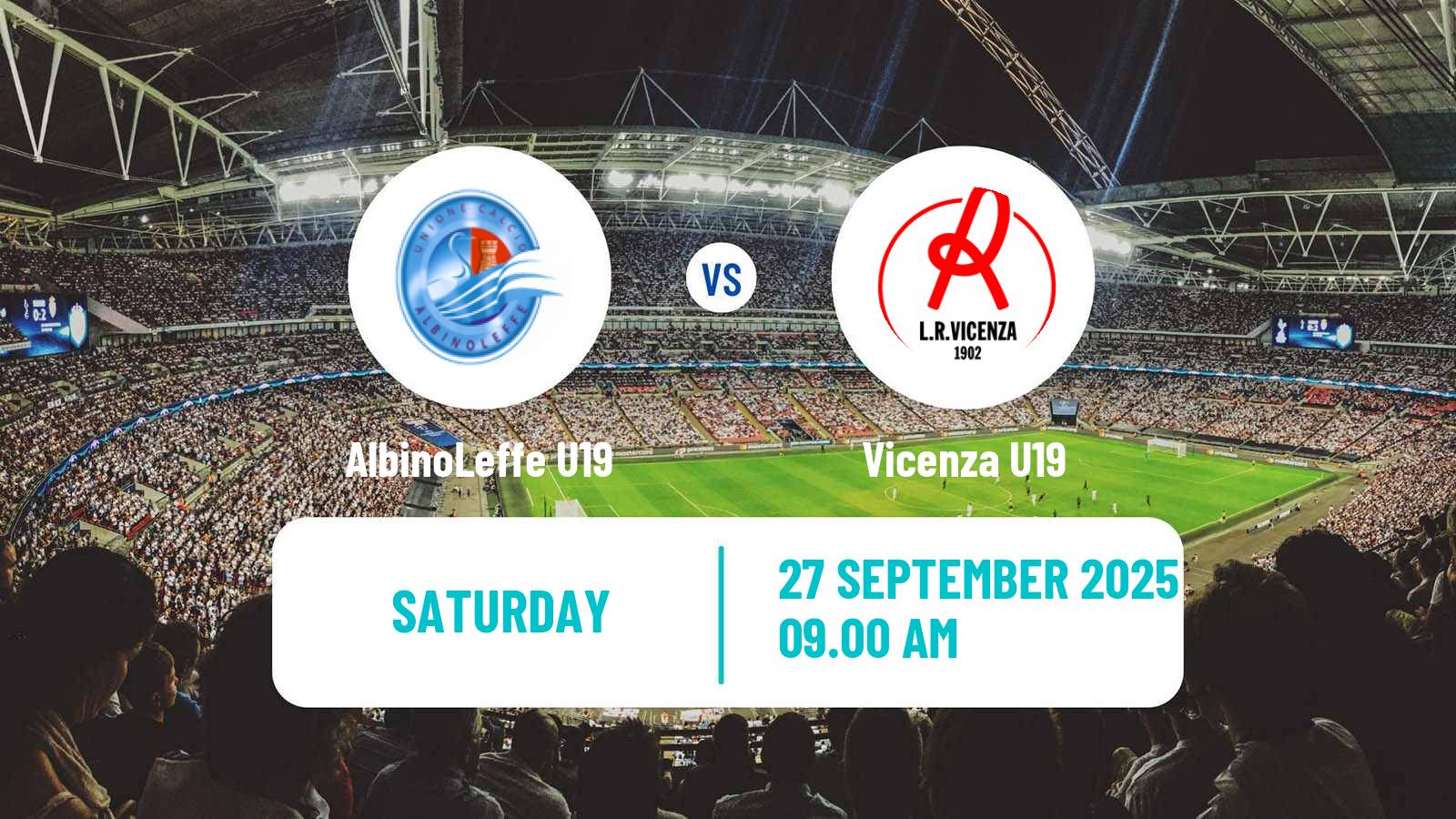 Soccer Italian Primavera 2 AlbinoLeffe U19 - Vicenza U19