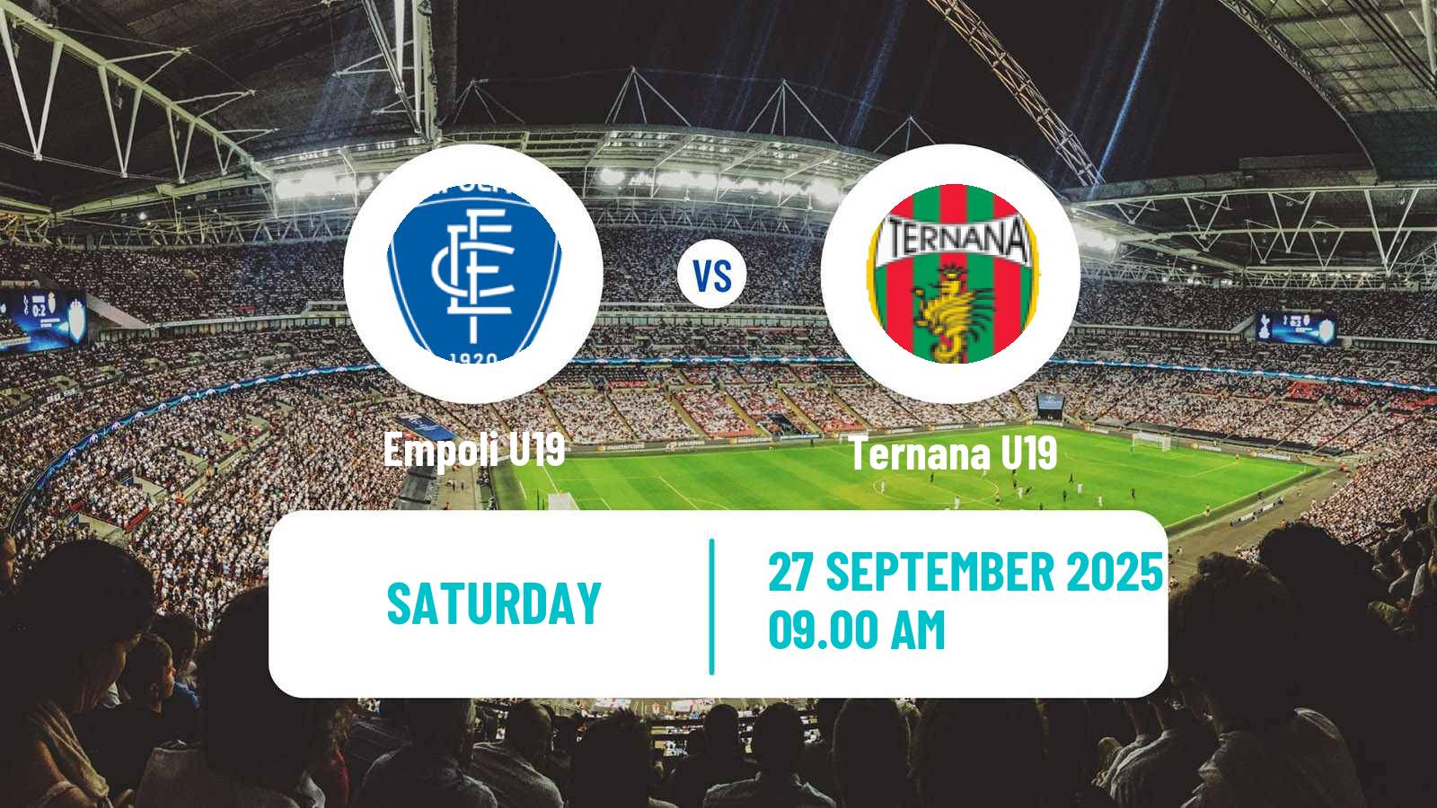 Soccer Italian Primavera 2 Empoli U19 - Ternana U19
