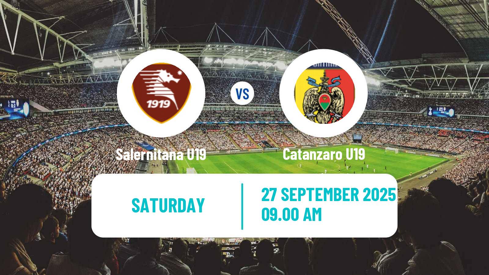 Soccer Italian Primavera 2 Salernitana U19 - Catanzaro U19