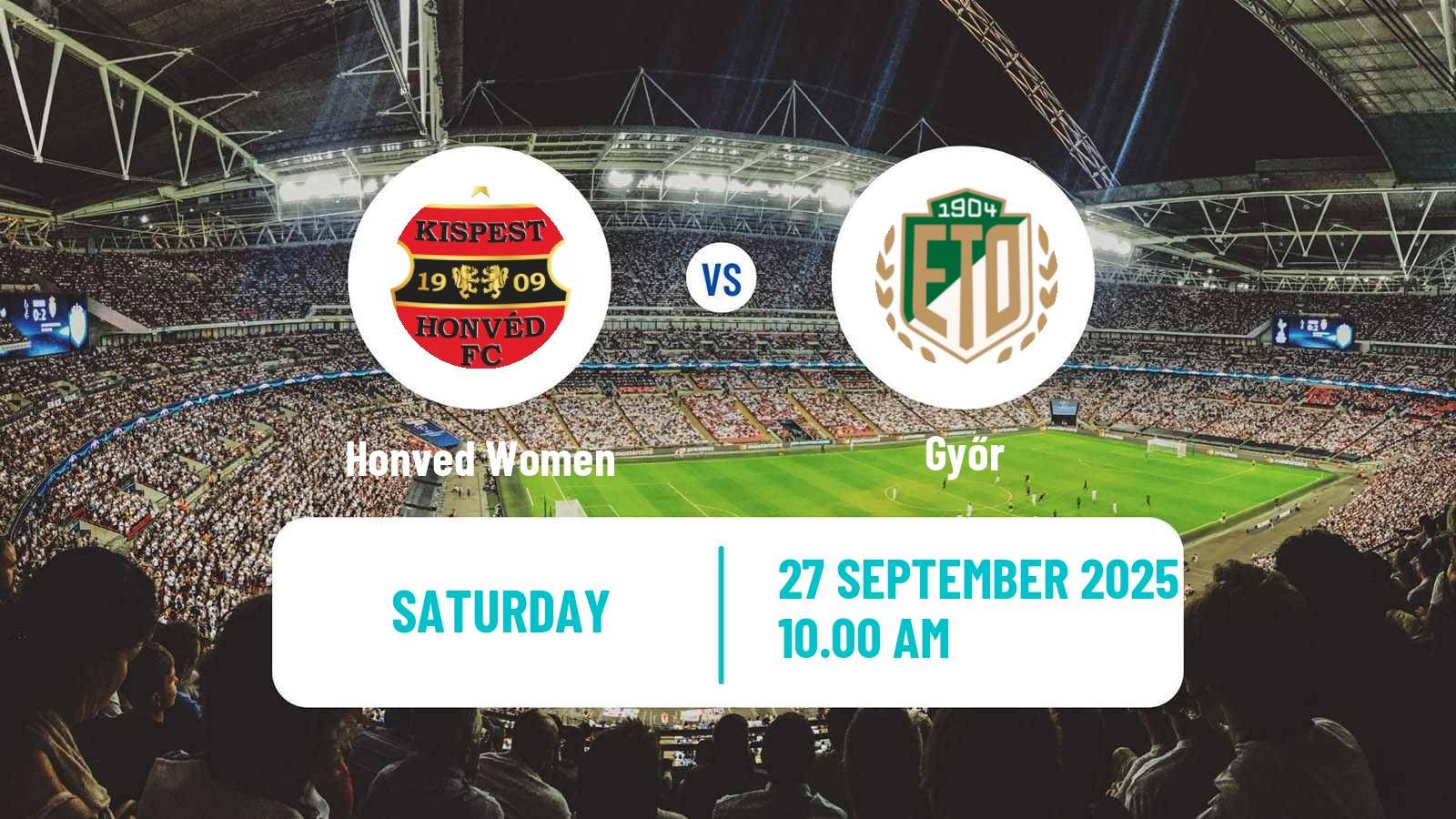 Soccer Hungarian NB I Women Honved - Győr