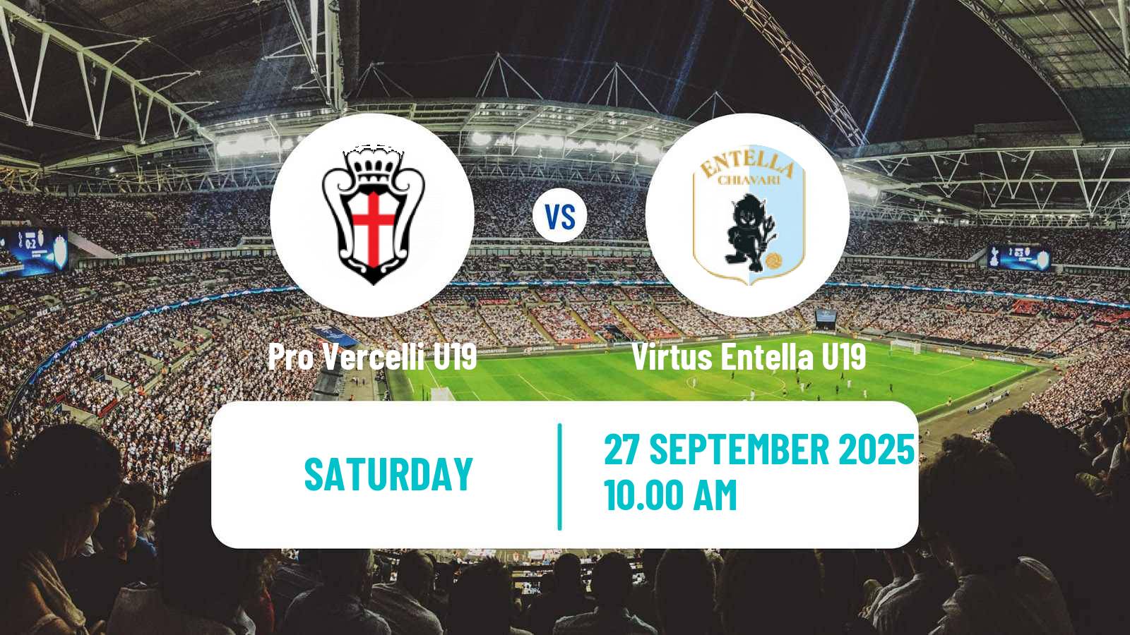 Soccer Italian Primavera 2 Pro Vercelli U19 - Virtus Entella U19