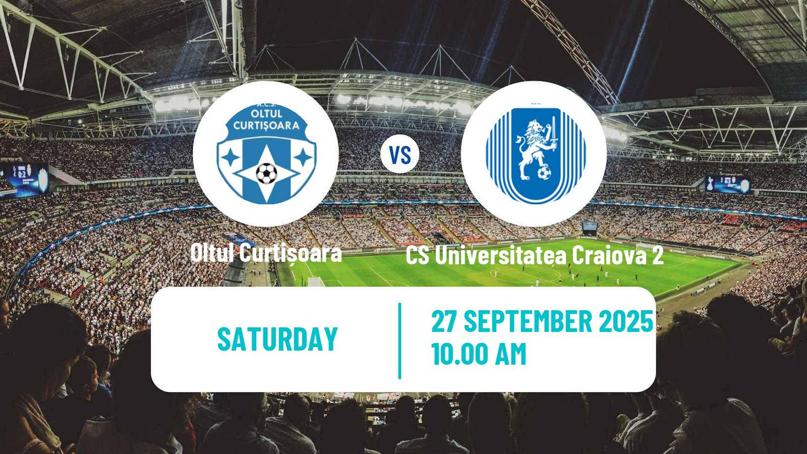 Soccer Romanian Liga 3 - Seria 5 Oltul Curtișoara - CS Universitatea Craiova 2