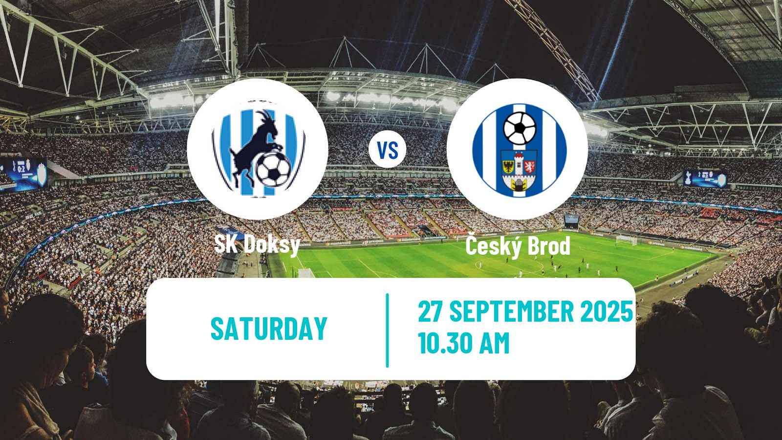 Soccer Czech Stredocesky KP SK Doksy - Český Brod