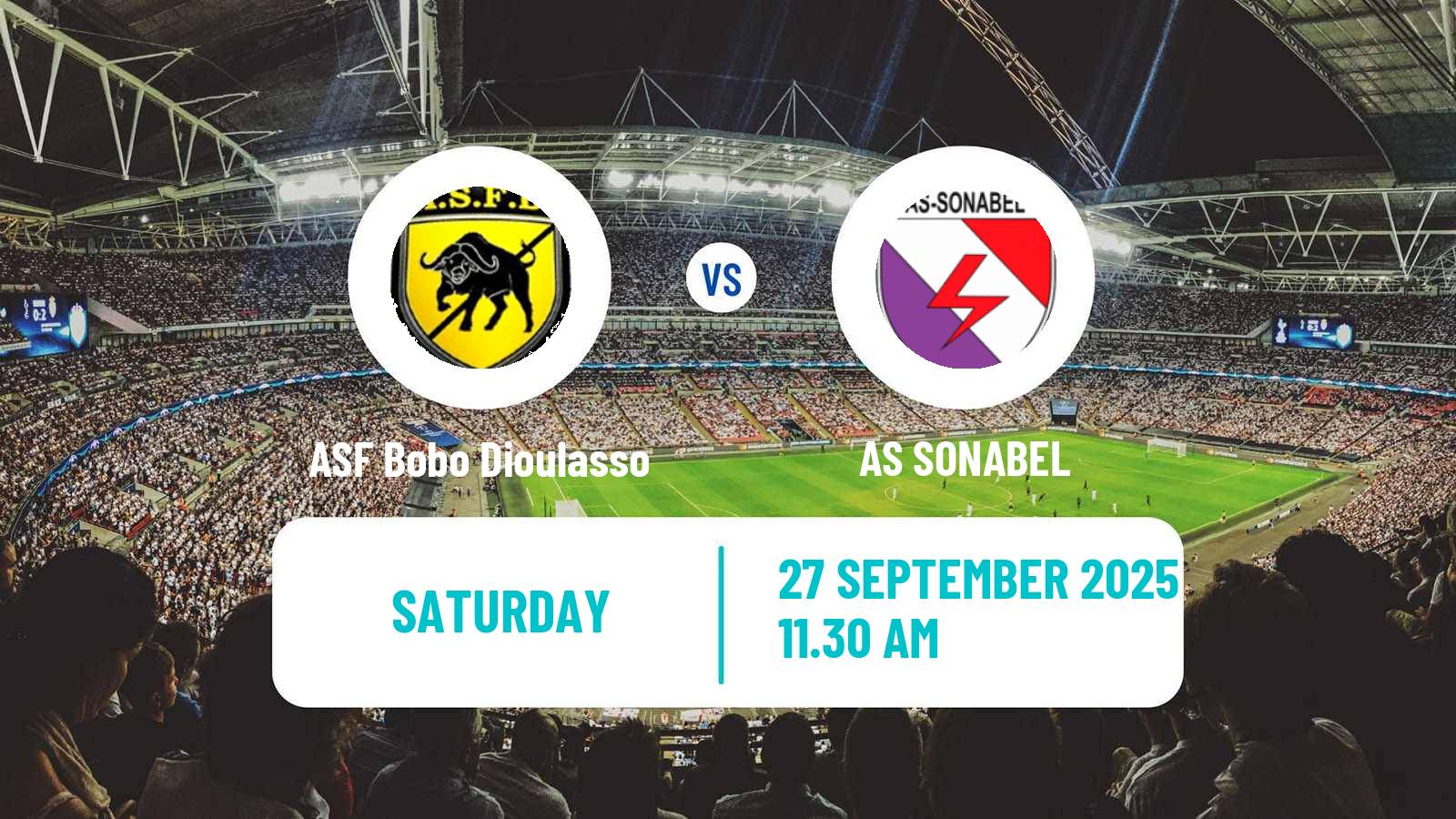 Soccer Burkina Faso Premier League ASF Bobo Dioulasso - AS SONABEL