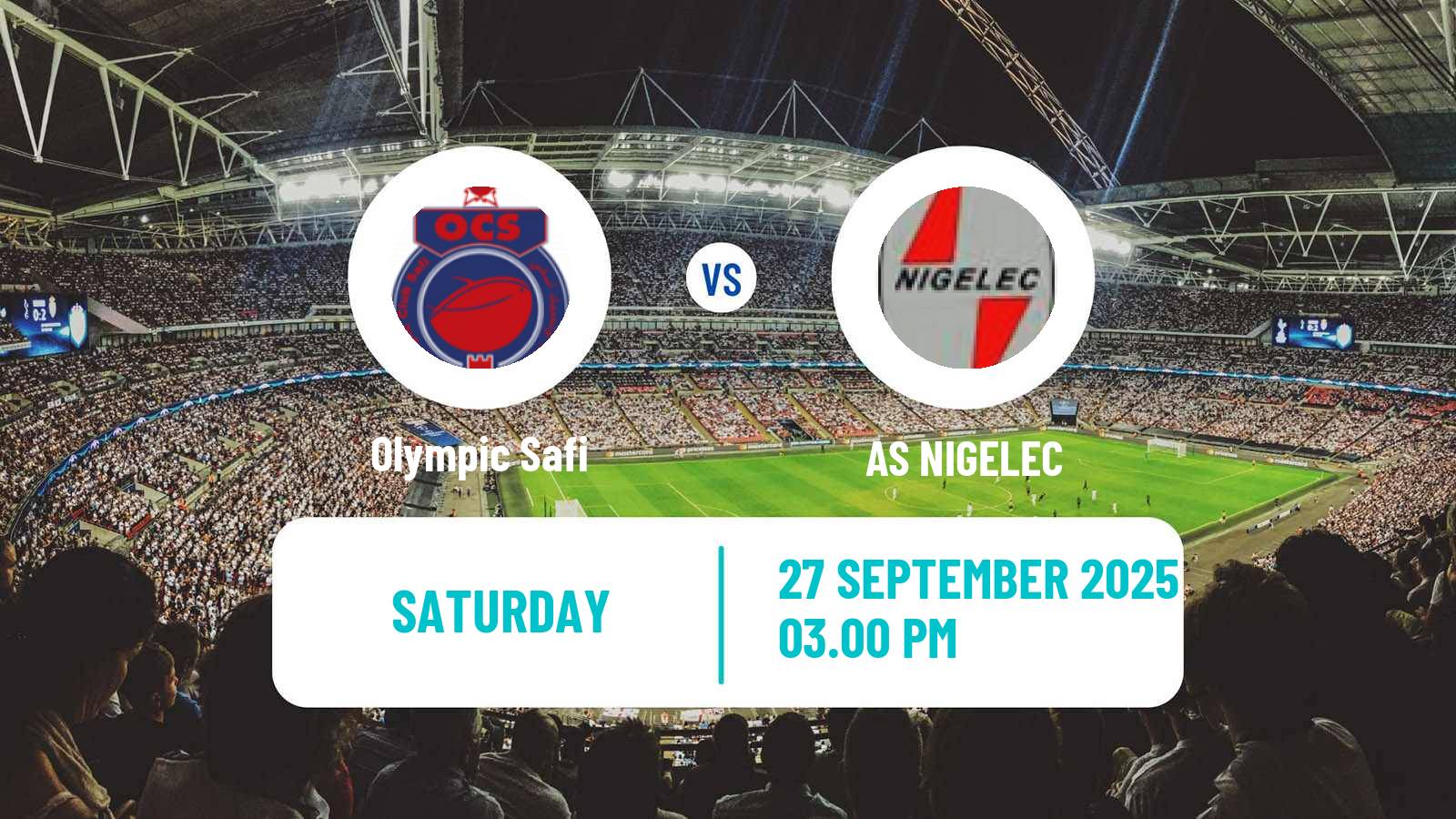 Soccer CAF Confederation Cup Olympic Safi - NIGELEC