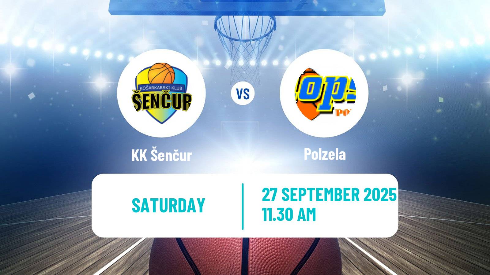 Basketball Slovenian Liga Basketball Šenčur - Polzela