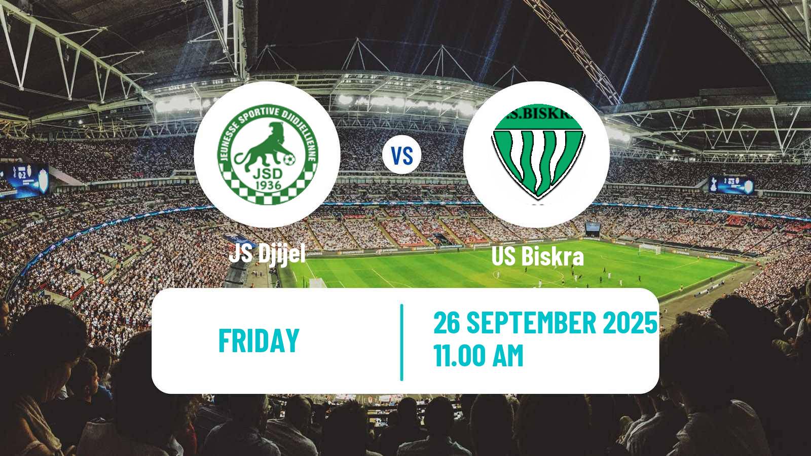Soccer Algerian Ligue 2 Djijel - Biskra