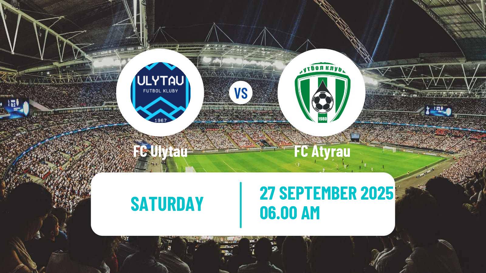 Soccer Kazakh Premier League Ulytau - Atyrau