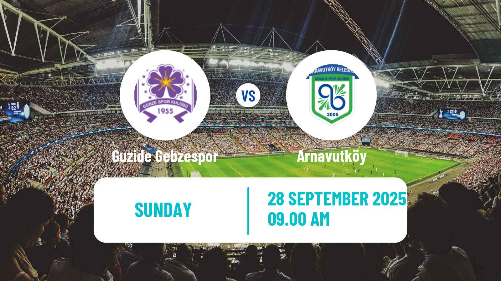 Soccer Turkish Second League Red Group Guzide Gebzespor - Arnavutköy