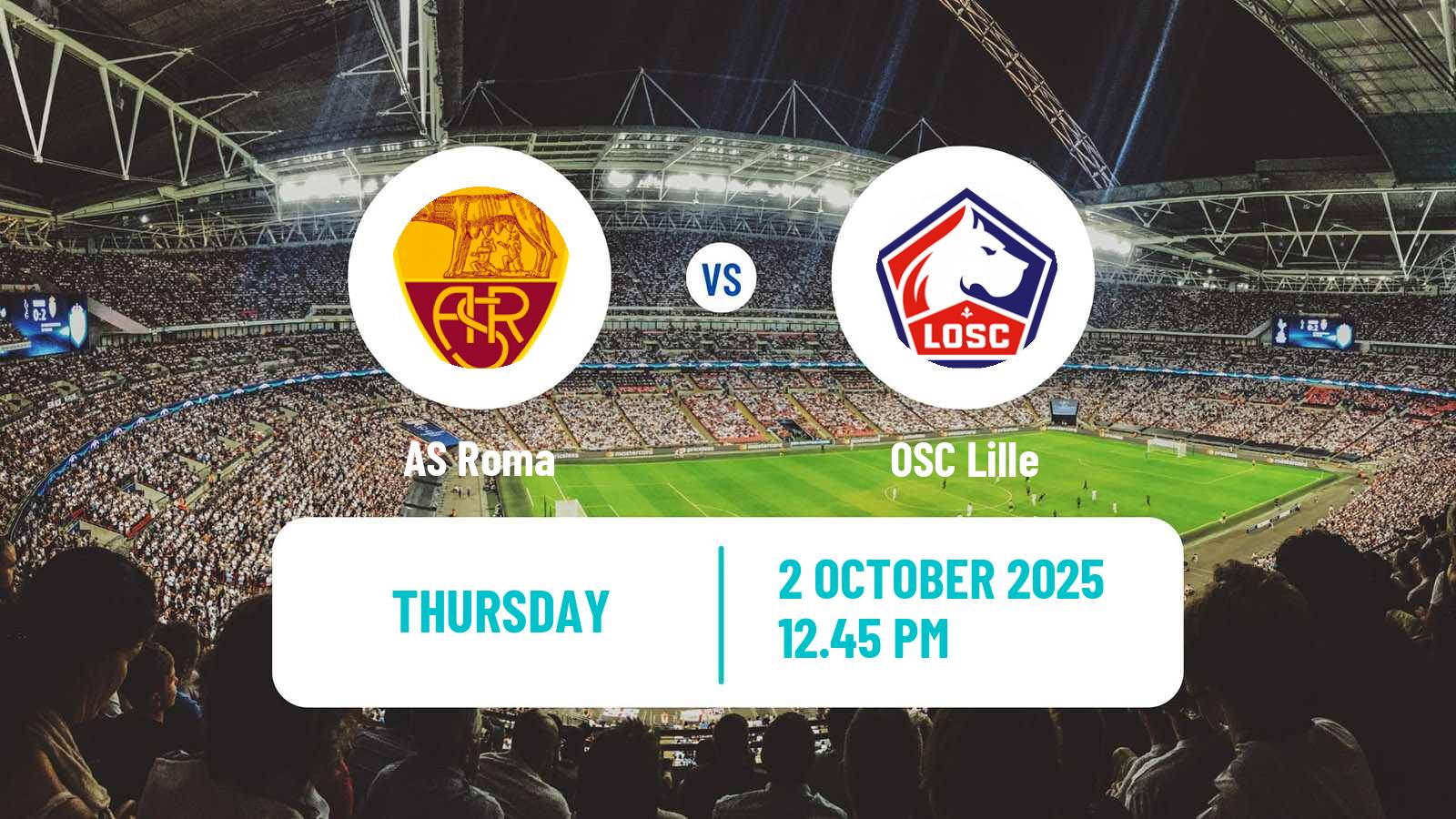 Soccer UEFA Europa League Roma - Lille
