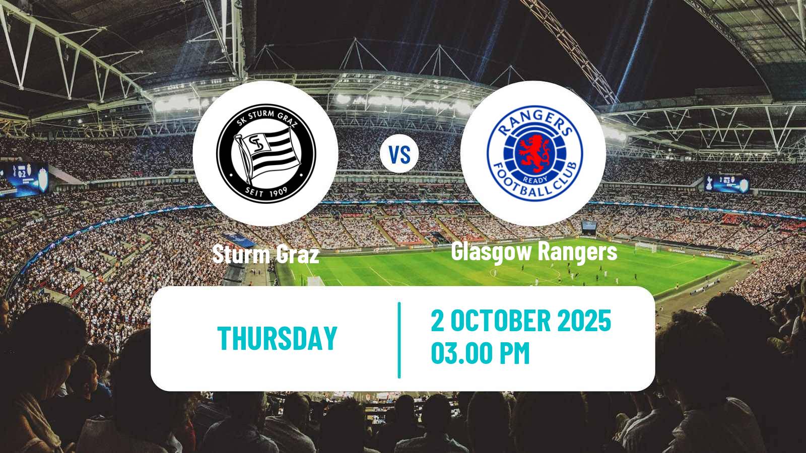 Soccer UEFA Europa League Sturm Graz - Glasgow Rangers