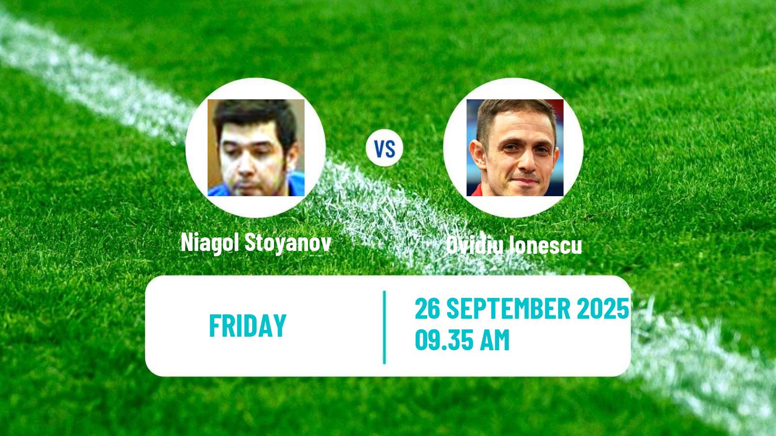 Table tennis China Smash Men Niagol Stoyanov - Ovidiu Ionescu