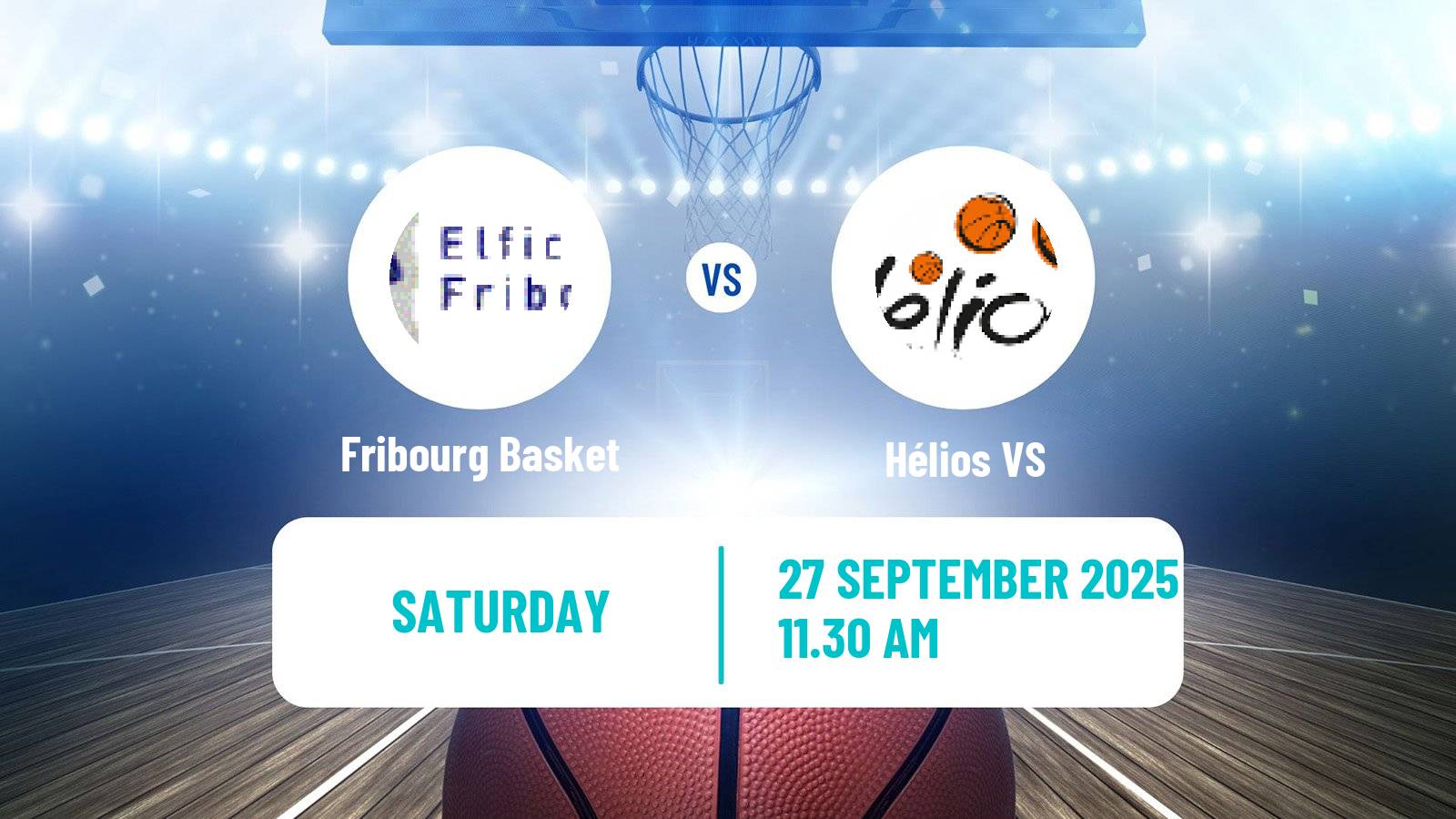 Basketball Swiss SB League Basketball Women Fribourg Basket - Hélios VS